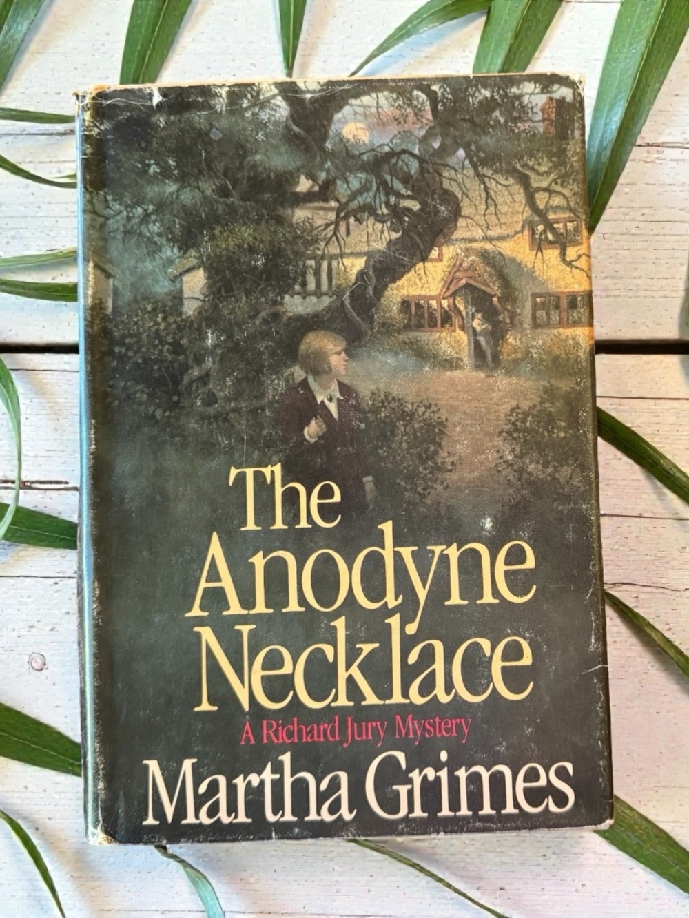 Vintage 1983 The Anodyne Necklace Martha Grimes Hardcover Richard Jury Mystery
